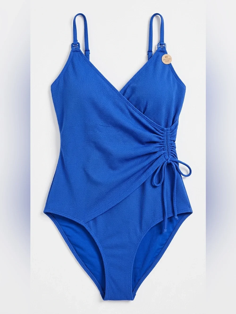 Nip Tuck Swim One-Piece Faux Wrap Tummy Control Swimsuit- Size 10